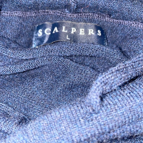 NWOT Men’s navy wool hoodie - Picture 5 of 5